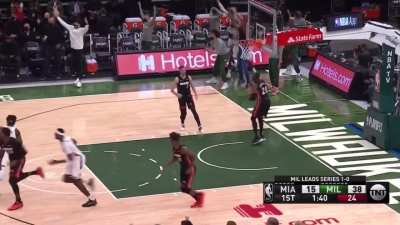 [Highlight] The Bucks decide to have a 3 Point Contest in the 1st half led by Bryn Forbes