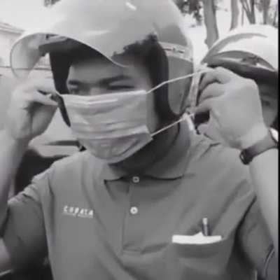 To wear a mask