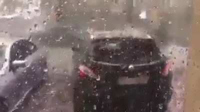 Extreme hailstorm