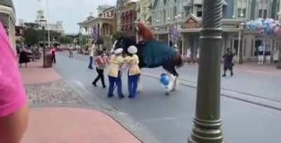 Horse and a ballon