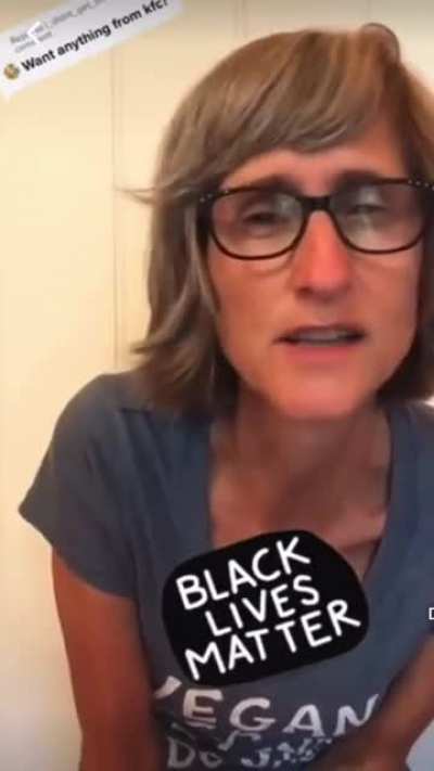 Hard to put into words how sad this lady is. The cause is great, virtue parading for recognition = ?