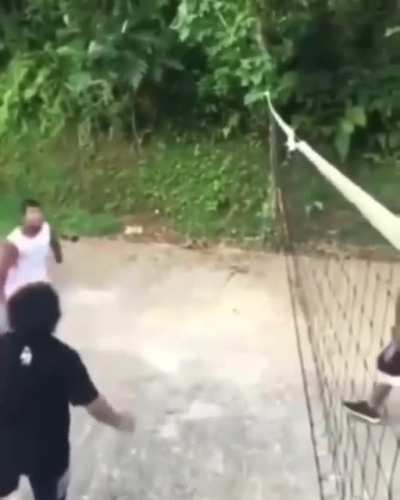 To score a point