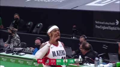 [Highlight] CJ and Melo splash in back to back threes + some Nurk lob Defense