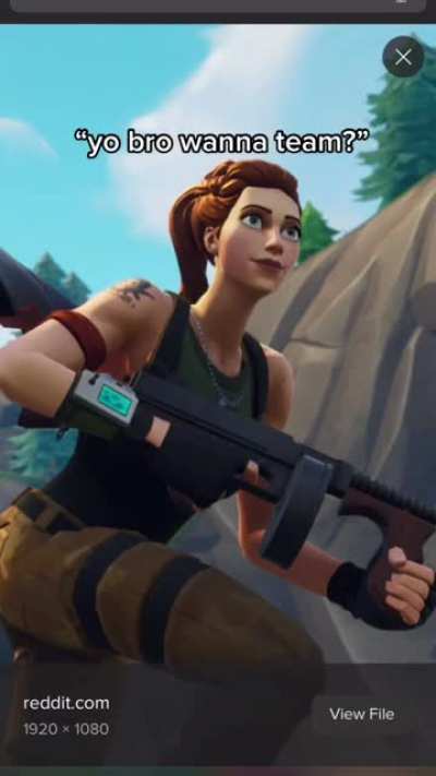 Man still loves Fortnite ? (His Tiktok: @owendebrody)