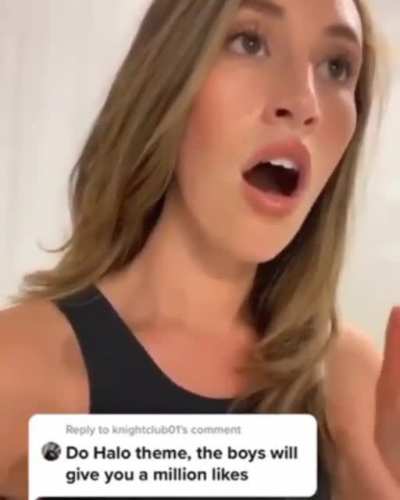 Singing the Halo theme