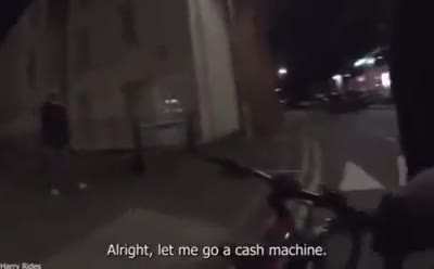 Thief stole a bike and tried to play it off like "I bought the bike for 20 give me 20"