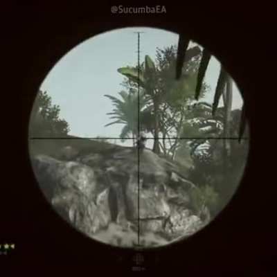 To try and snipe a player
