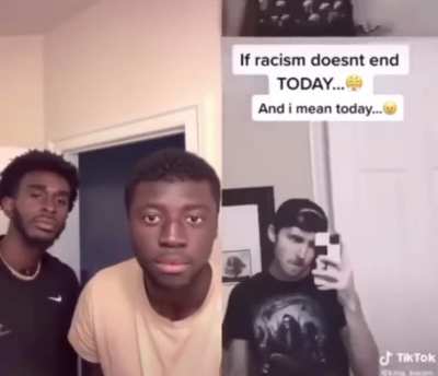 Racism drops to 0%