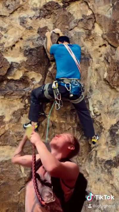 Im never going rock climbing again....?