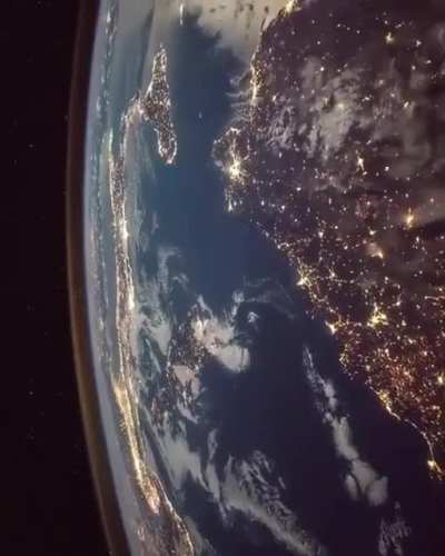 ? A flyby of Earth from the International Space Station