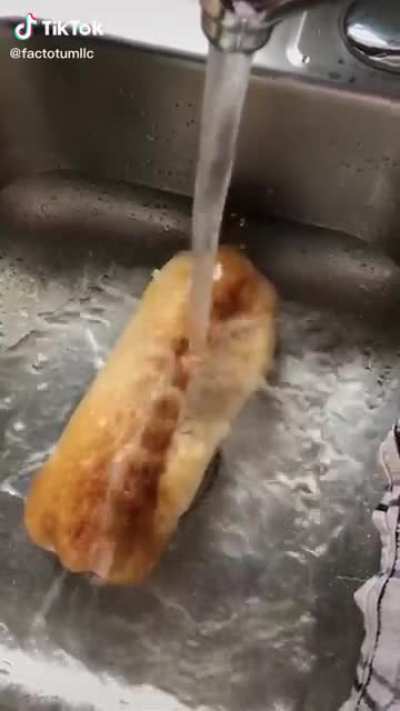 Looks like a bread roll