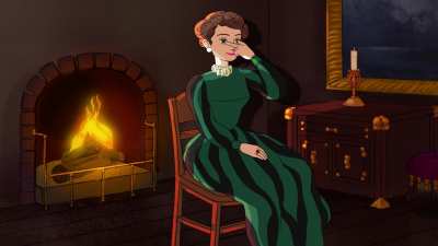 The Lady in the Green Dress
