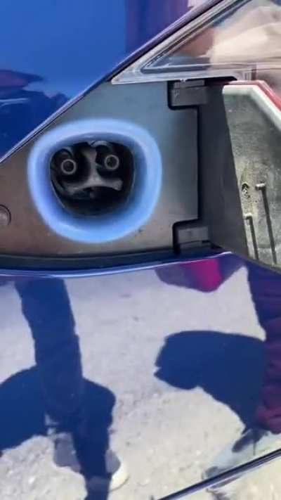 This dude needs gas for his Tesla