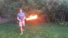 First burn of a fire sword I made