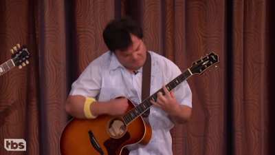 Conan and Jack Black "Guitar Off"