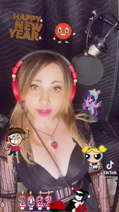 Happy New Year from the many characters of Tara Strong