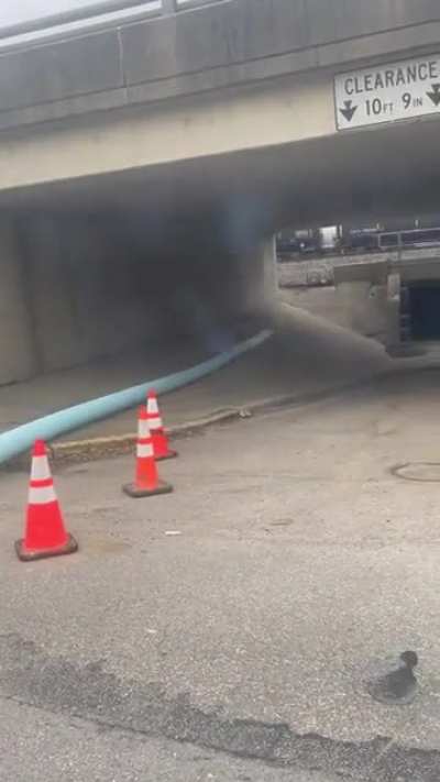When he kicks that tube