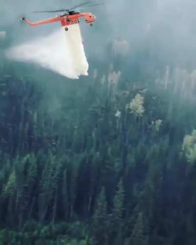 Helicopter pilot with amazing aim