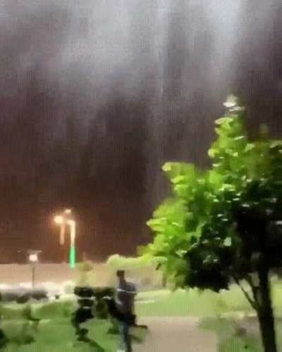 ? Oman storm bringing 3 days worth of rain in hours ?