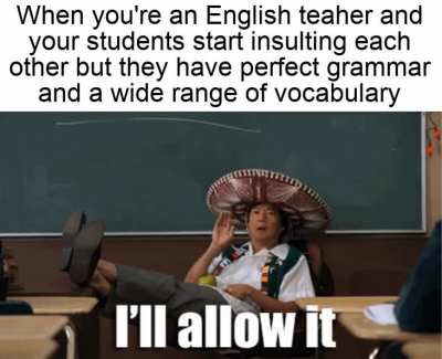 It is... acceptable