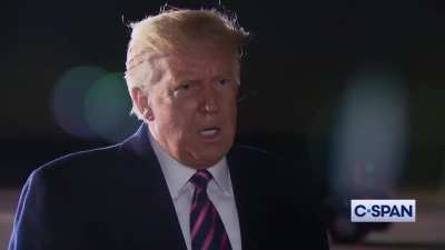 Trump is ready to react to the passing of RBG