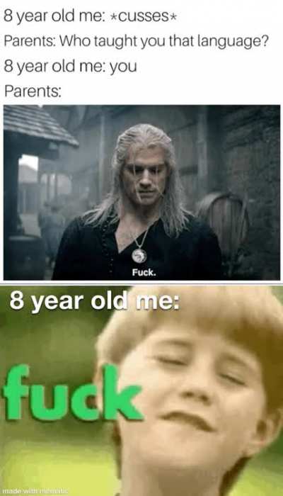 Excuse my french