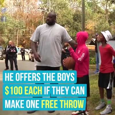 Gainesville police received a noise complaint regarding kids playing basketball. Not only does officer Barry White play basketball with them but he brings a special guest with him on his next visit!