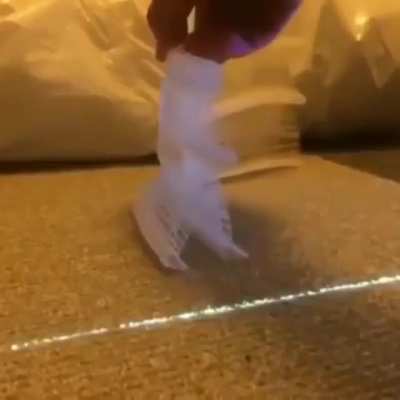 Three Dimensionally Printed, Manually Animated, Laser Light Man