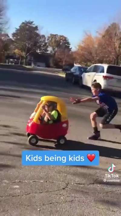This is what they mean by boys will be boys