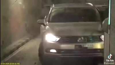 To enter the garage