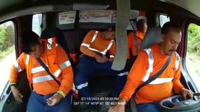Driving while tired