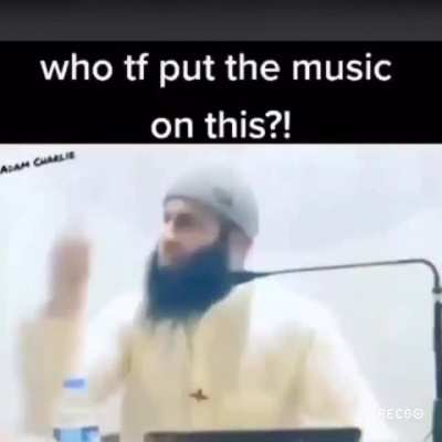 Who da F put music on this ! Hell Fire ? ??????