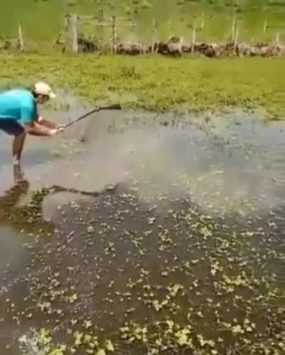 Fishing accident