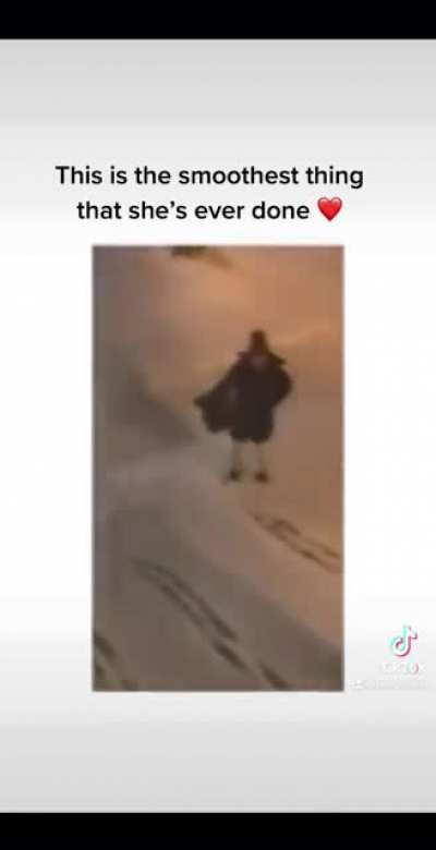 How she runs off into the night