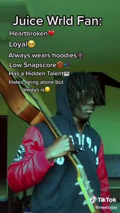 Nothing to Juice wrld fans or to himself but...yeah