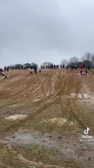 Snowing in Georgia