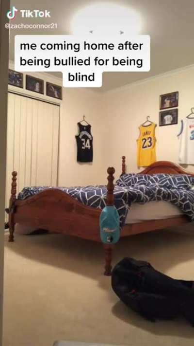 I hope a blind person isn’t offended by this
