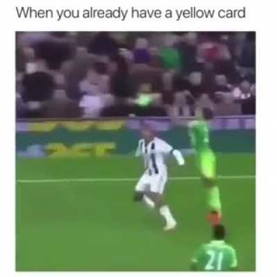 When you already have a Yellow Card. So Good ?