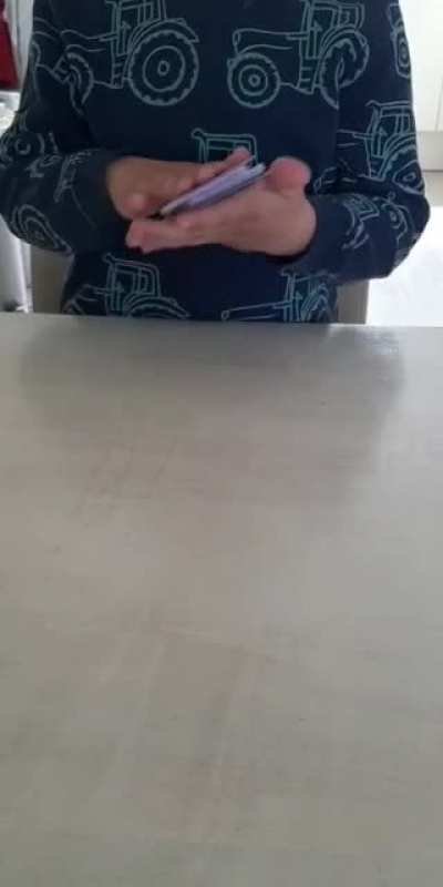 to shuffle a deck of cards