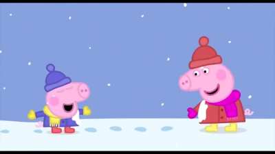Peppa Pig + Snowball = ?