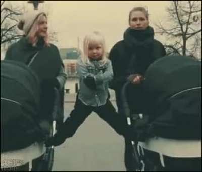 Van Damme would be proud
