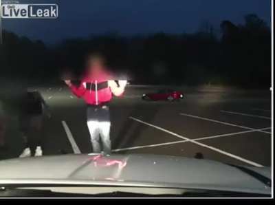 Remember when you were a teenager and you thought flashing guns at the cops was a cool thing to do?