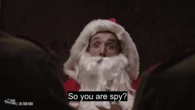 Santa was captured by the Soviets.