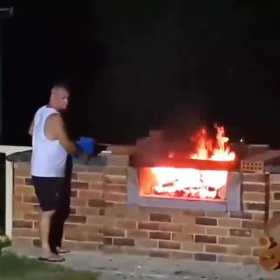 Let me put a whole bucket of combustible into that fireplace