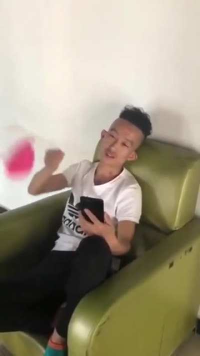 His reflexes ??