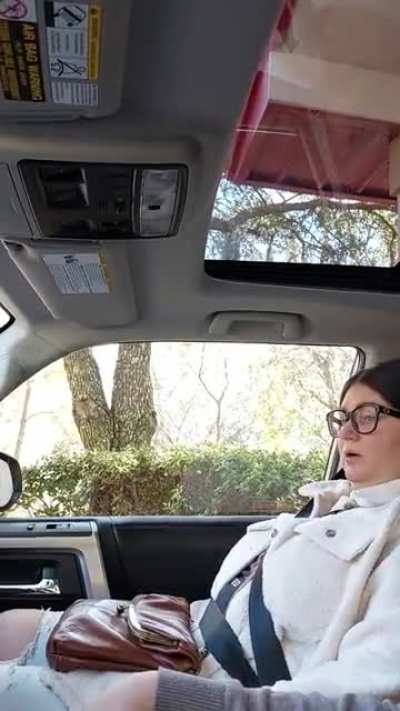 My wifes first time. In a carwash.?