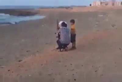 Father-son moment ?