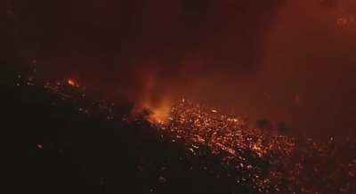 A fire tornado rips through the Pacific Palisades