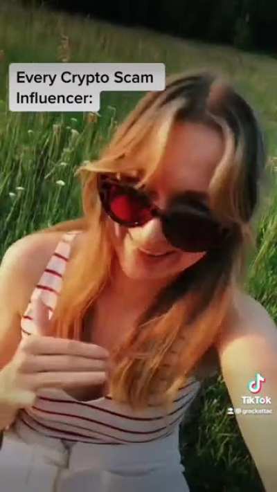 Random chick trying to be a “crypto influencer”