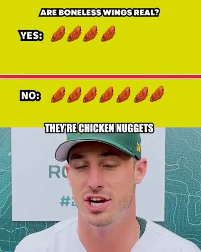 [Highlight] MLB All-Stars answer "Are boneless wings real?"